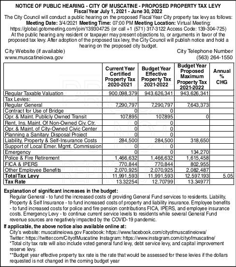 Notice of Public Hearing March 4 (JPG)