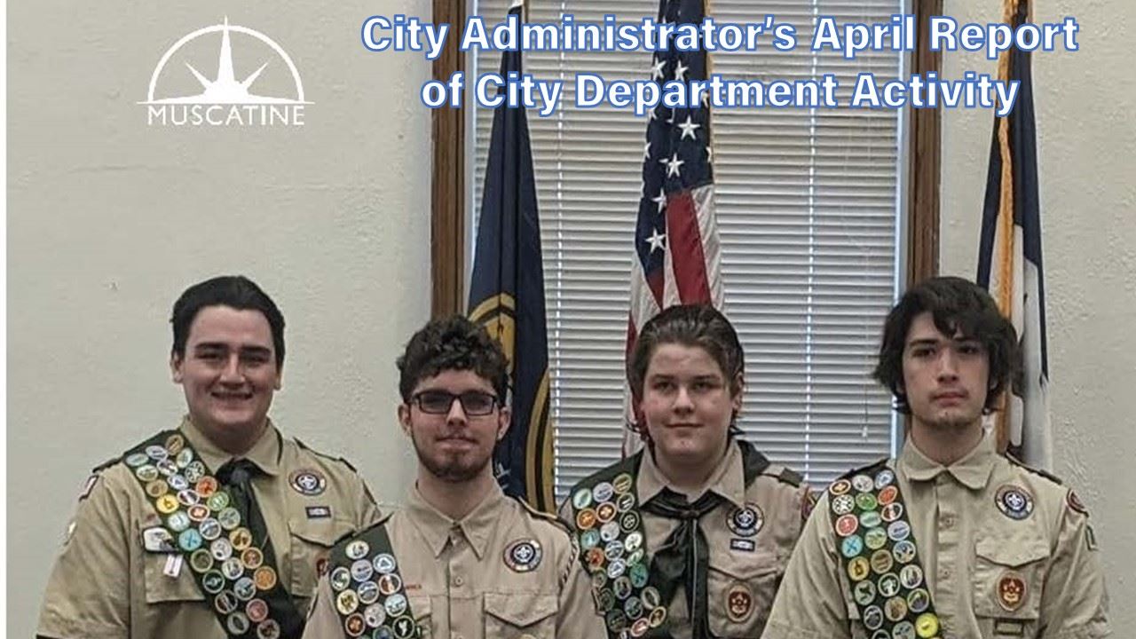 City Administrators Monthly Report for April (JPG)