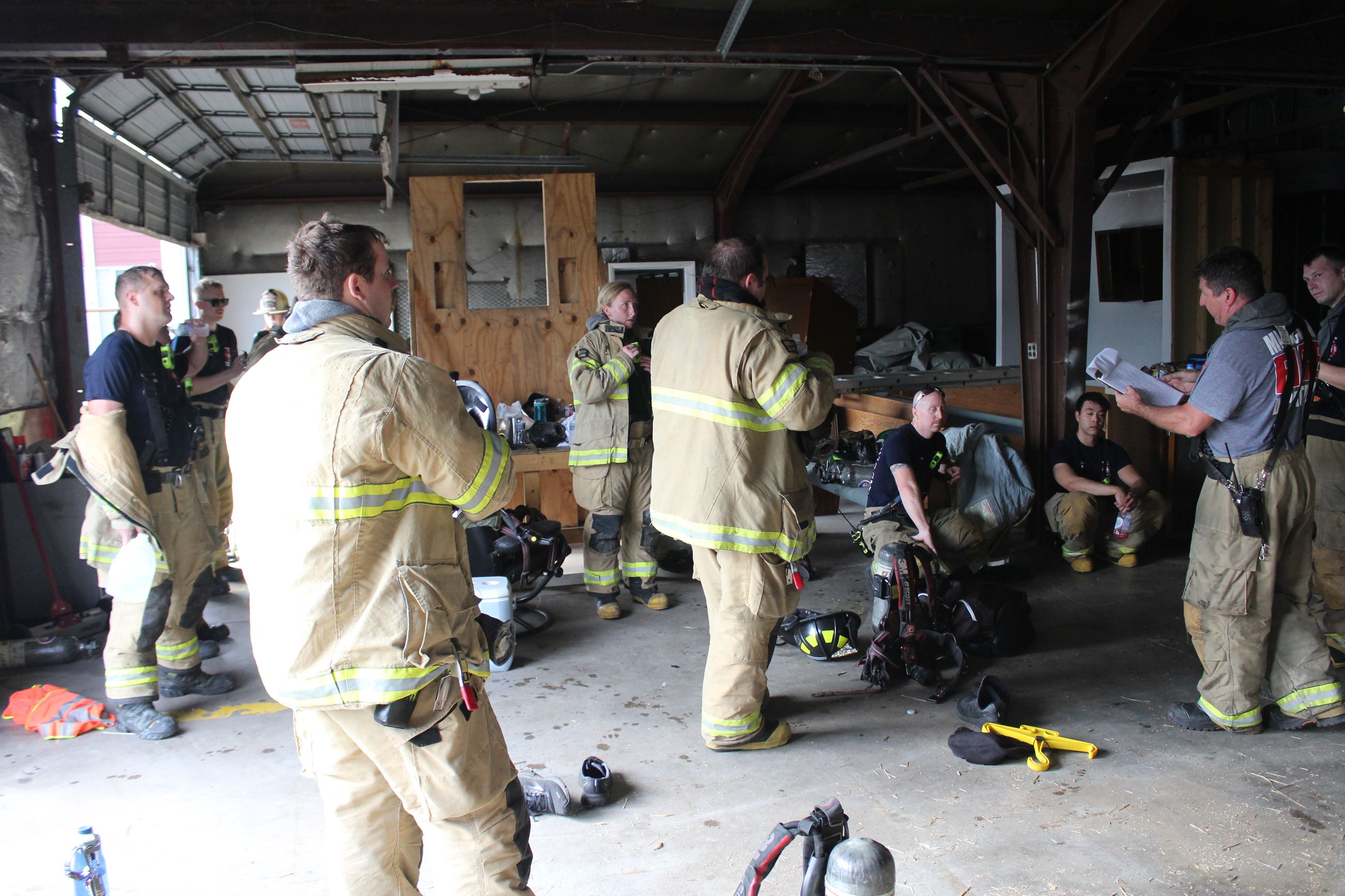 Classroom session - Fire Academy Training Burn 090222 (JPG)