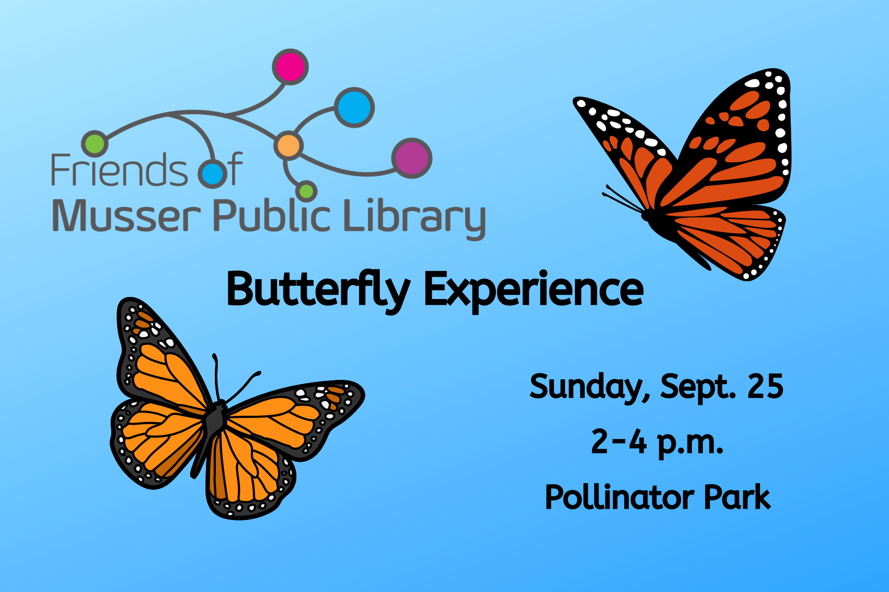 Friends Butterfly Experience graphic (JPG)