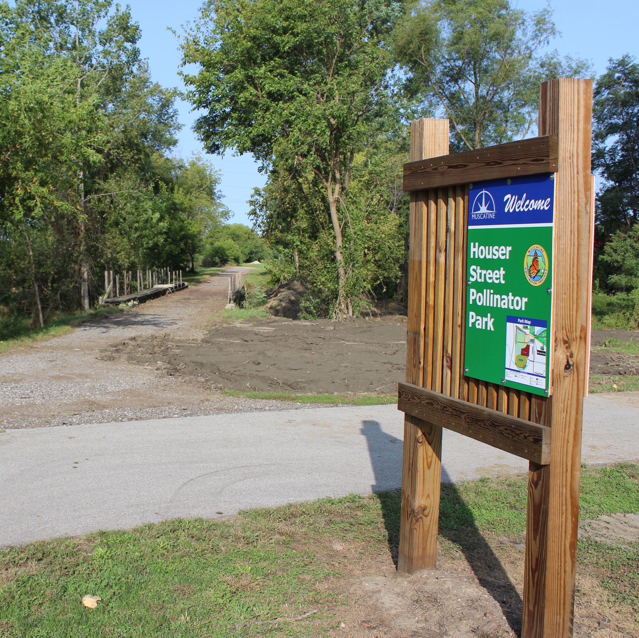 Muscatine Pollinator Park square