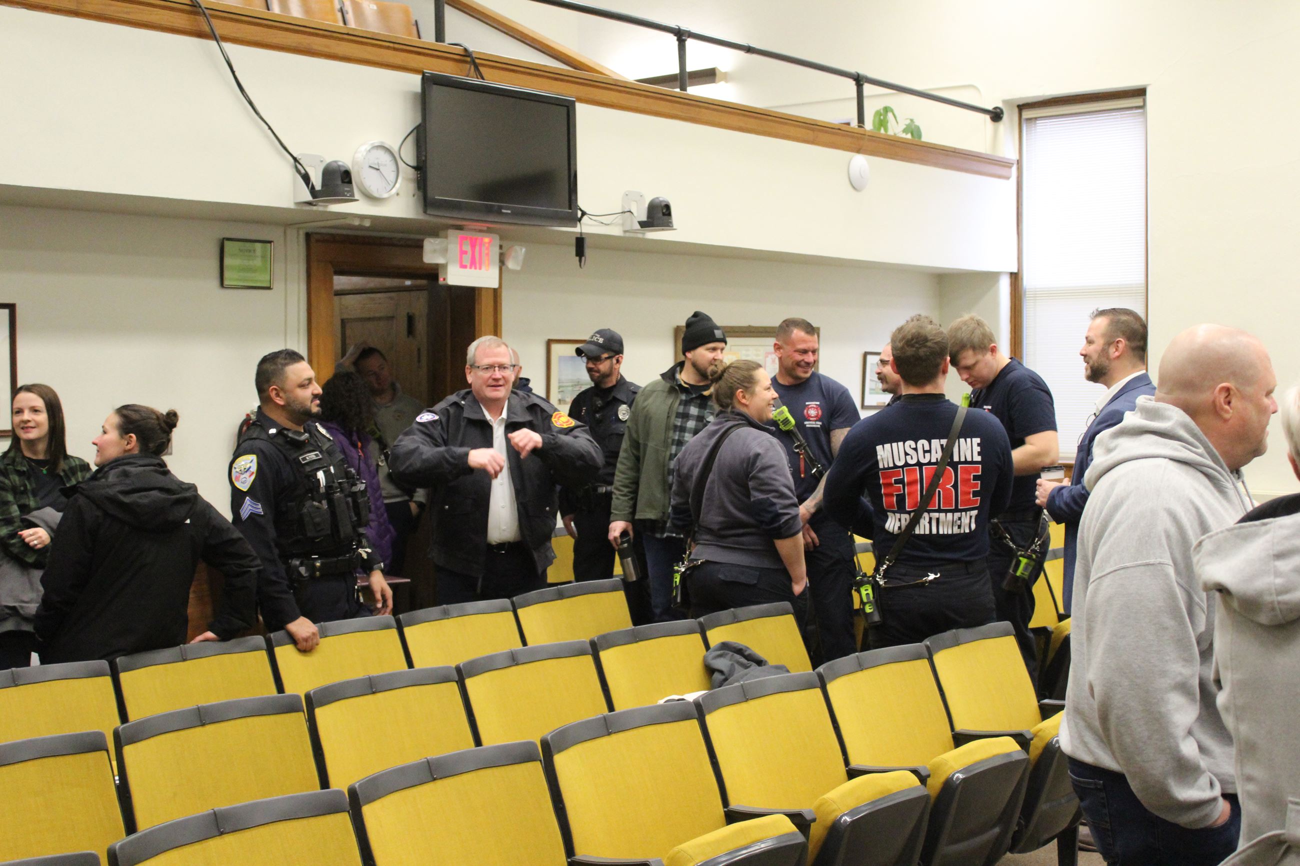 Fire Department staff took time to attend ceremony 03-03-23