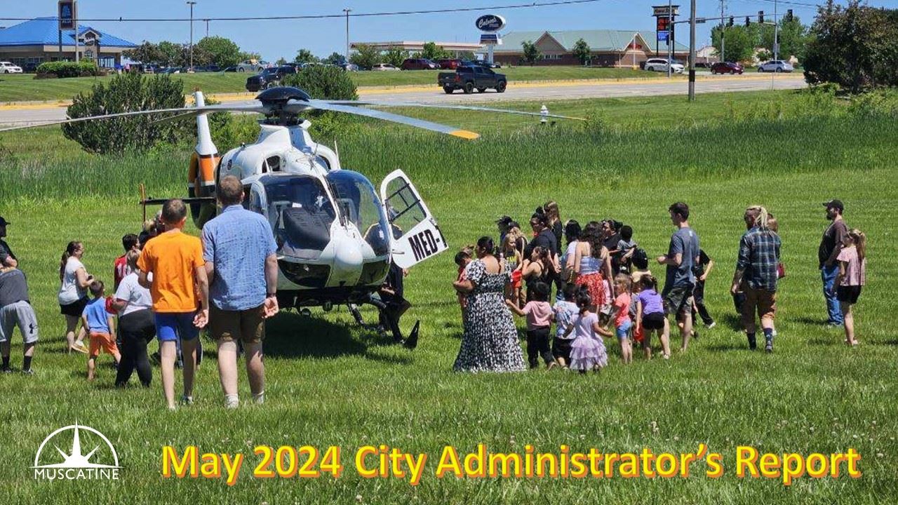 City Administrator Monthly Report Promo showing fun at EMS Childs Day (JPG)
