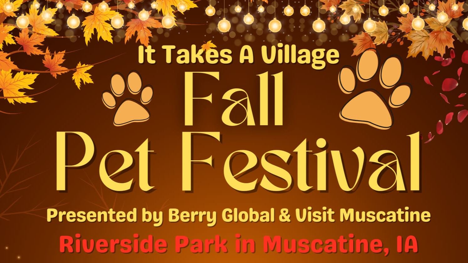 Promo for It Takes A Village Pet Fall Festival 2024 (JPG)