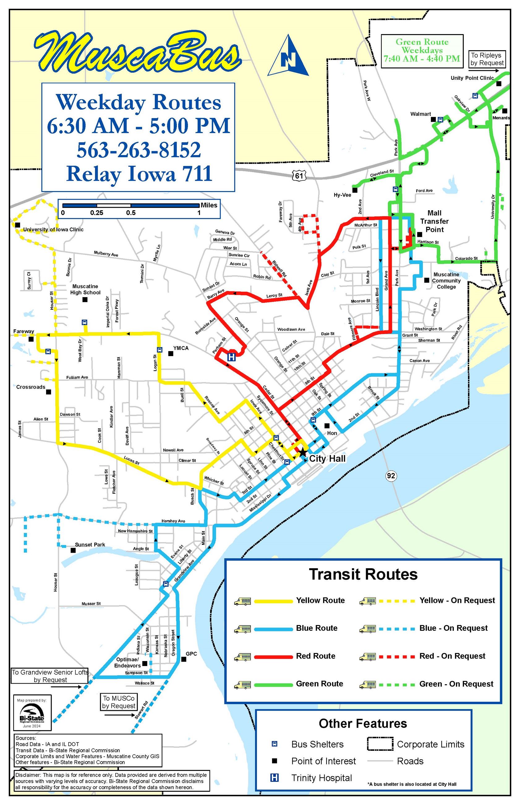 Corrected 6-21-24 Transit Route Map - Weekday (JPG)