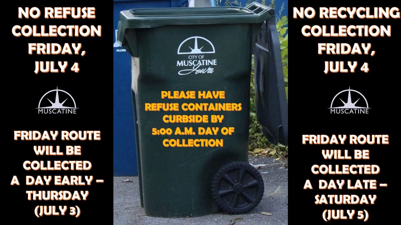 Fourth of July Holiday Refuse and Recycling (JPG)