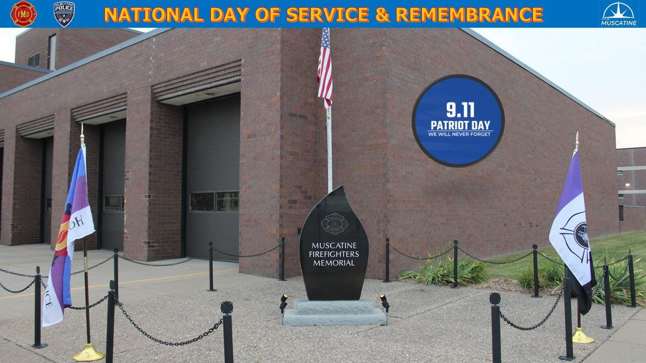 2025 Patriot Day Promo (JPG) showing monument and flags