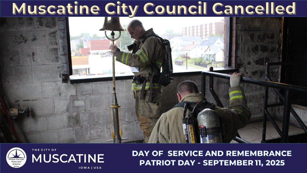 2025-09-11 Muscatine City Council Meeting (JPG) Bell ringing in 2021