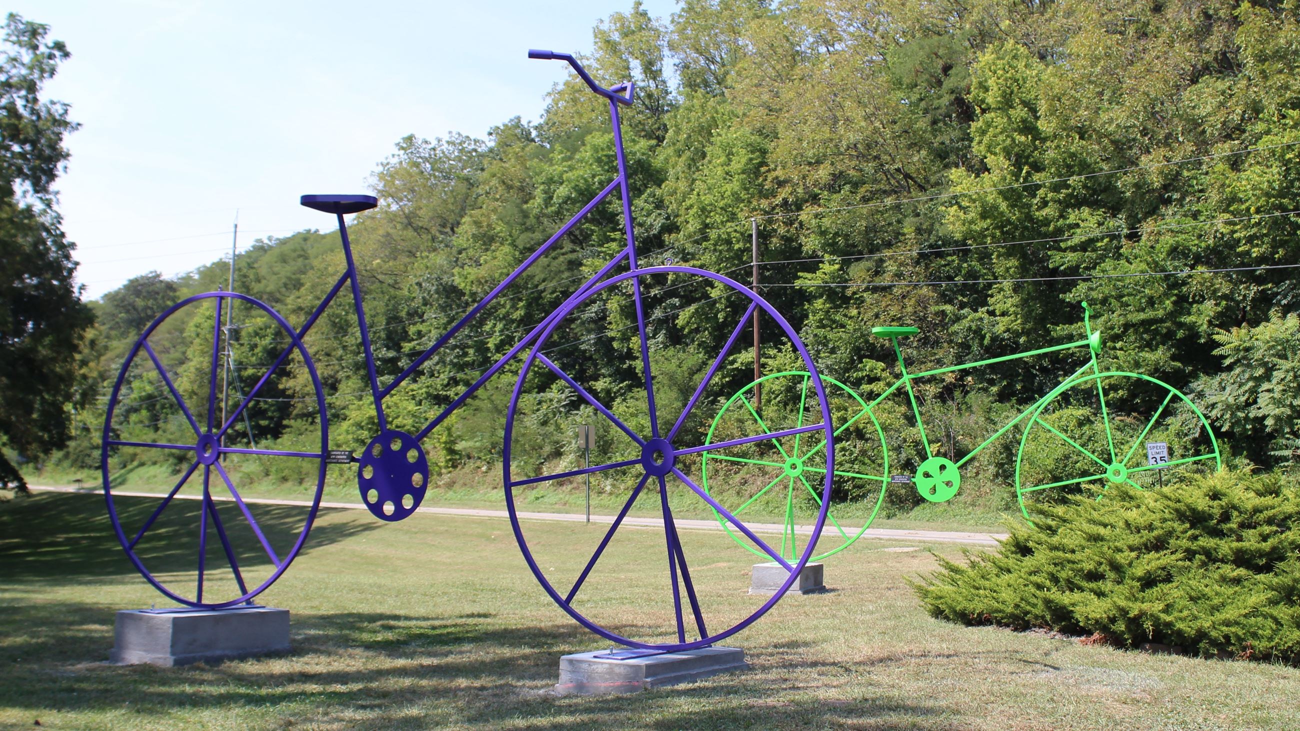 091625 Duncan Park Bicycles (JPG) showing both bicycles