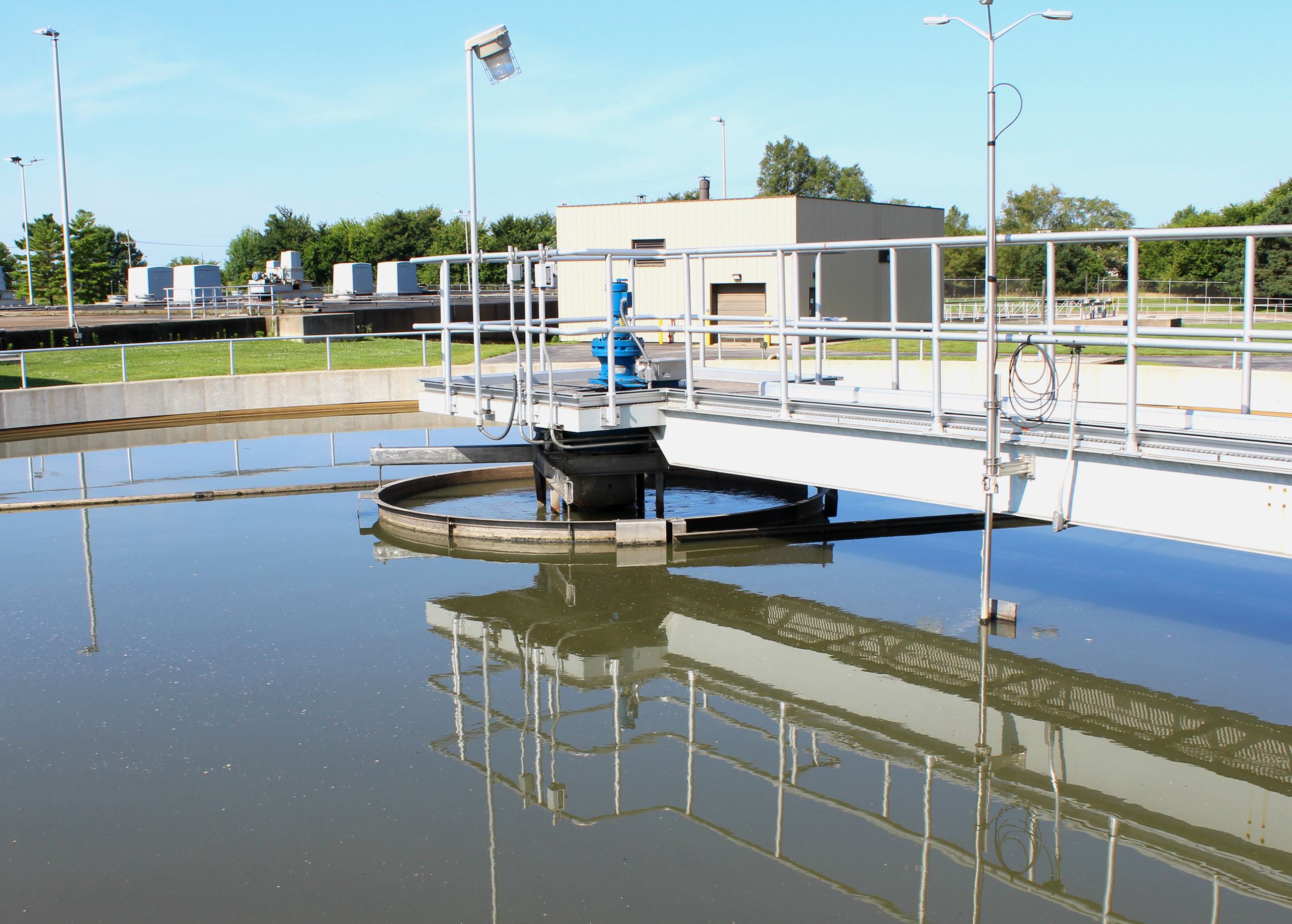 Aeration basin at WPCP